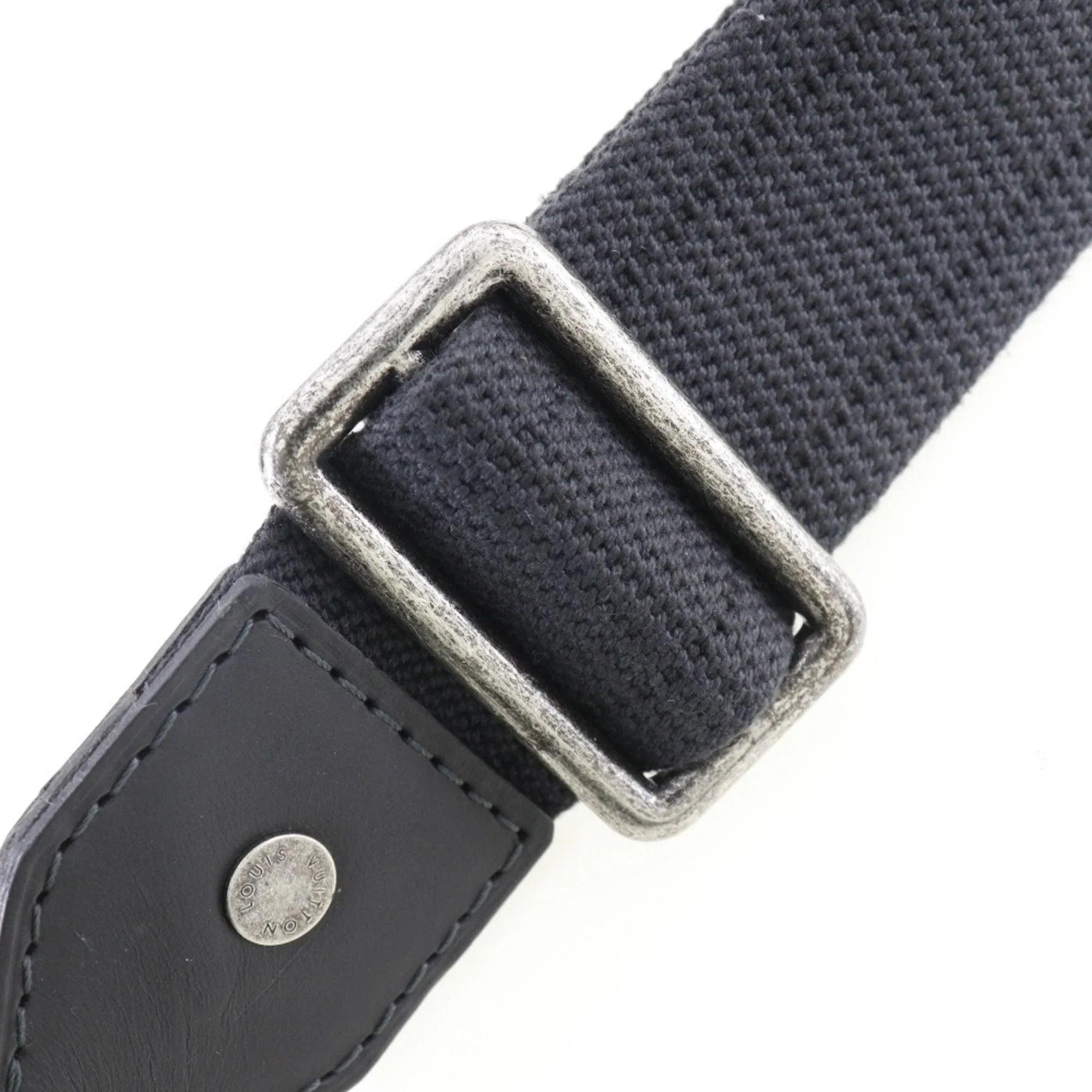 Men's Louis Pre-Owned Bag Yuma Leather VUITTON Vuitton Basalt Shoulder RI3059 Black Utah (Good) M97024 LOUIS