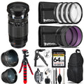 Accessory + + 3 Tripod ED Bundle Lens M.Zuiko - Lens 64GB Kit Olympus f/3.5-6.3 12-200mm Backpack Digital -