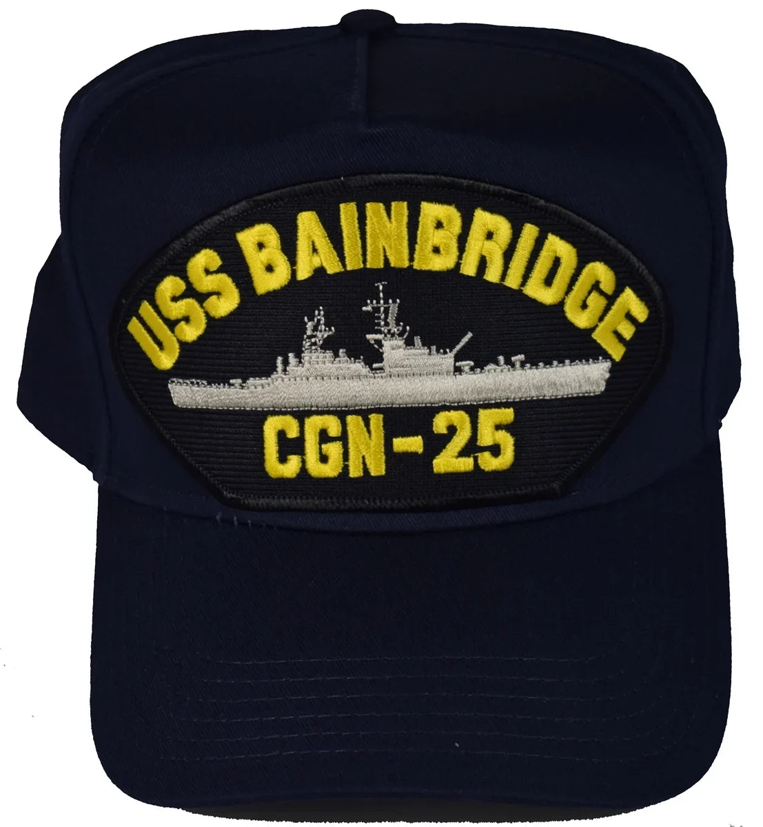 SHIP USS BLUE Business BAINBRIDGE Owned - Veteran - CGN-25 NAVY HAT