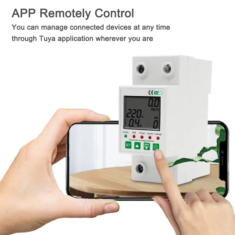 Leakage Intelligent Timer and Control with Meter Voice Protection Home Compatible WiFi Function - Electric with for Pinnaco