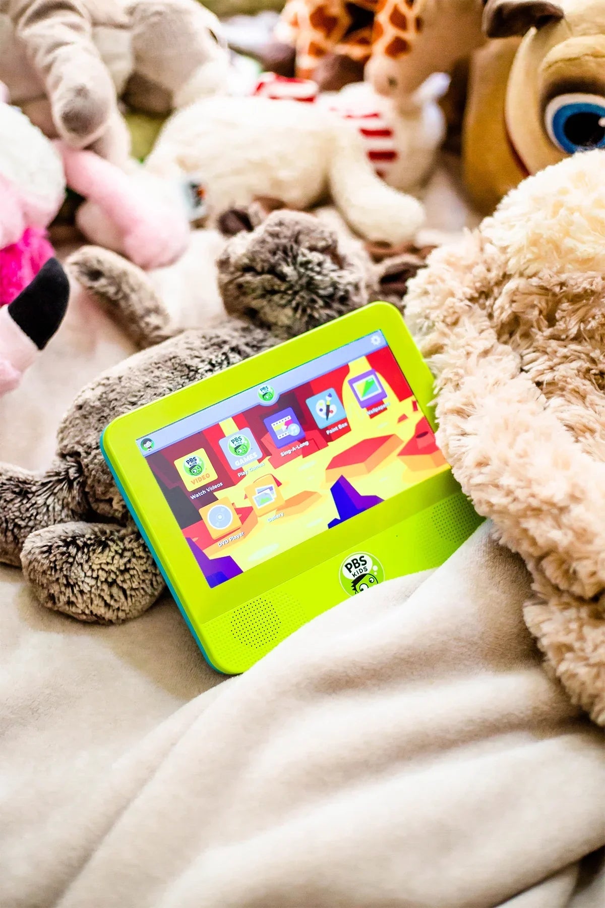 DVD Player Kid Tablet DVD PBS KIDS Ages 7" Playtime Safe 2+ 7.0 Nougat Tablet Player Android