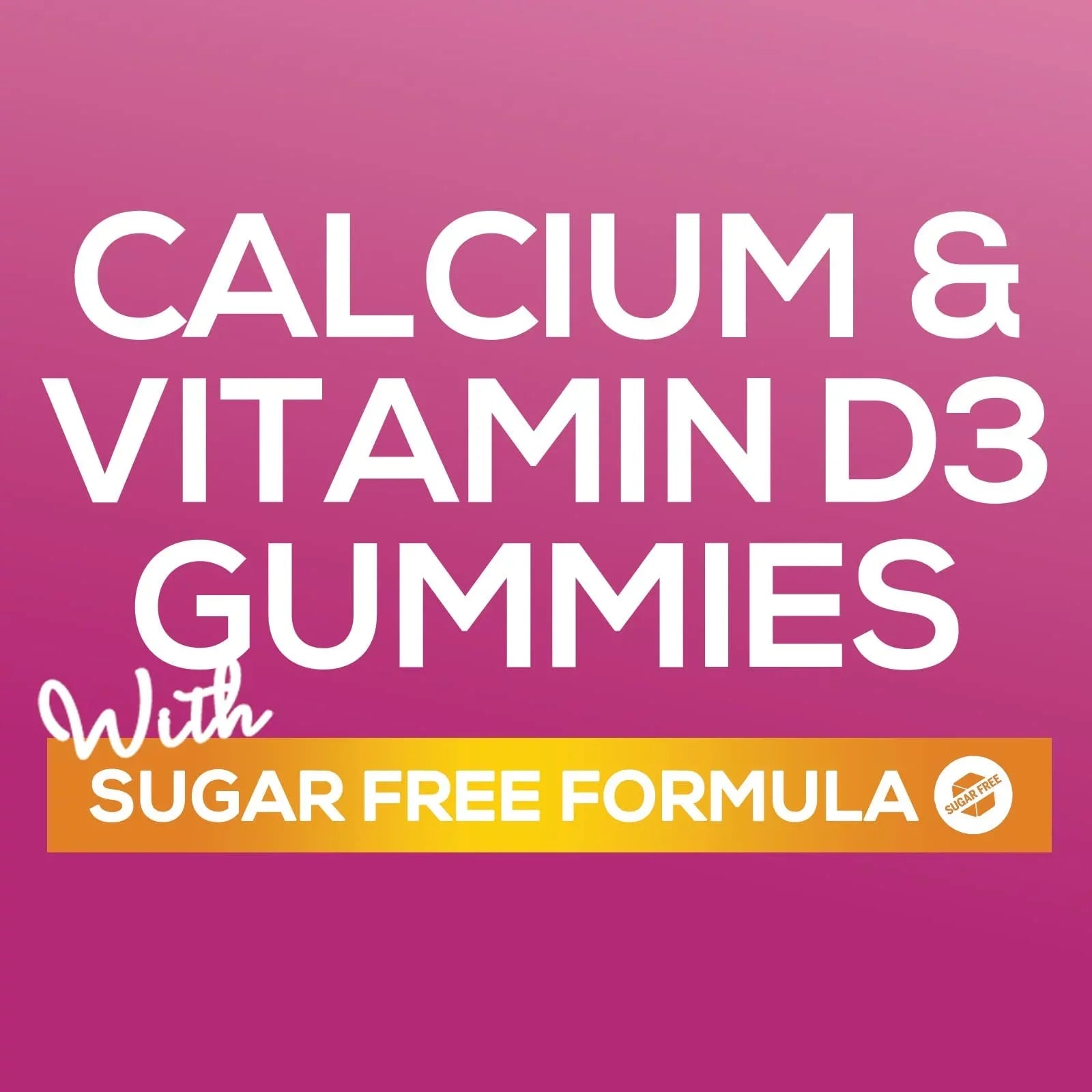 Plus Free & 120 Vitamin Flavor Gummies Chewable - Non-GMO, 400 Health Calcium Chews IU Berry Support, D3, Bone Bites Supplement, Strength Immune Bone Calcium Sugar Gummy Nutrition - Supports