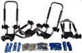 Folding J-style Stainless 2 Roof Kayak Pack'em Mounted Racks - Steel Sets Rack by Rack Carrier
