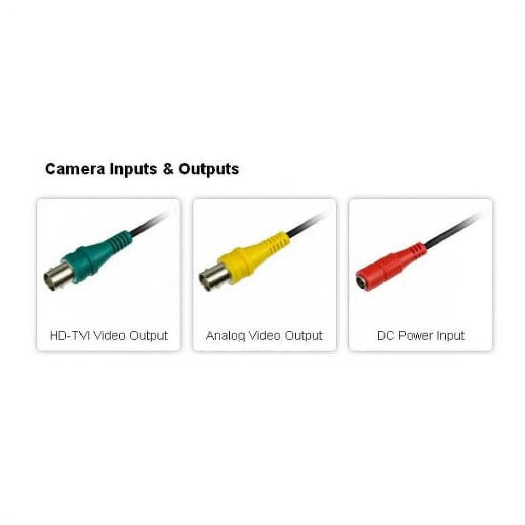6-22mm 2MP HD-TVI Capture License Mount) WDR Camera (Wall 1080P CCTV Plate
