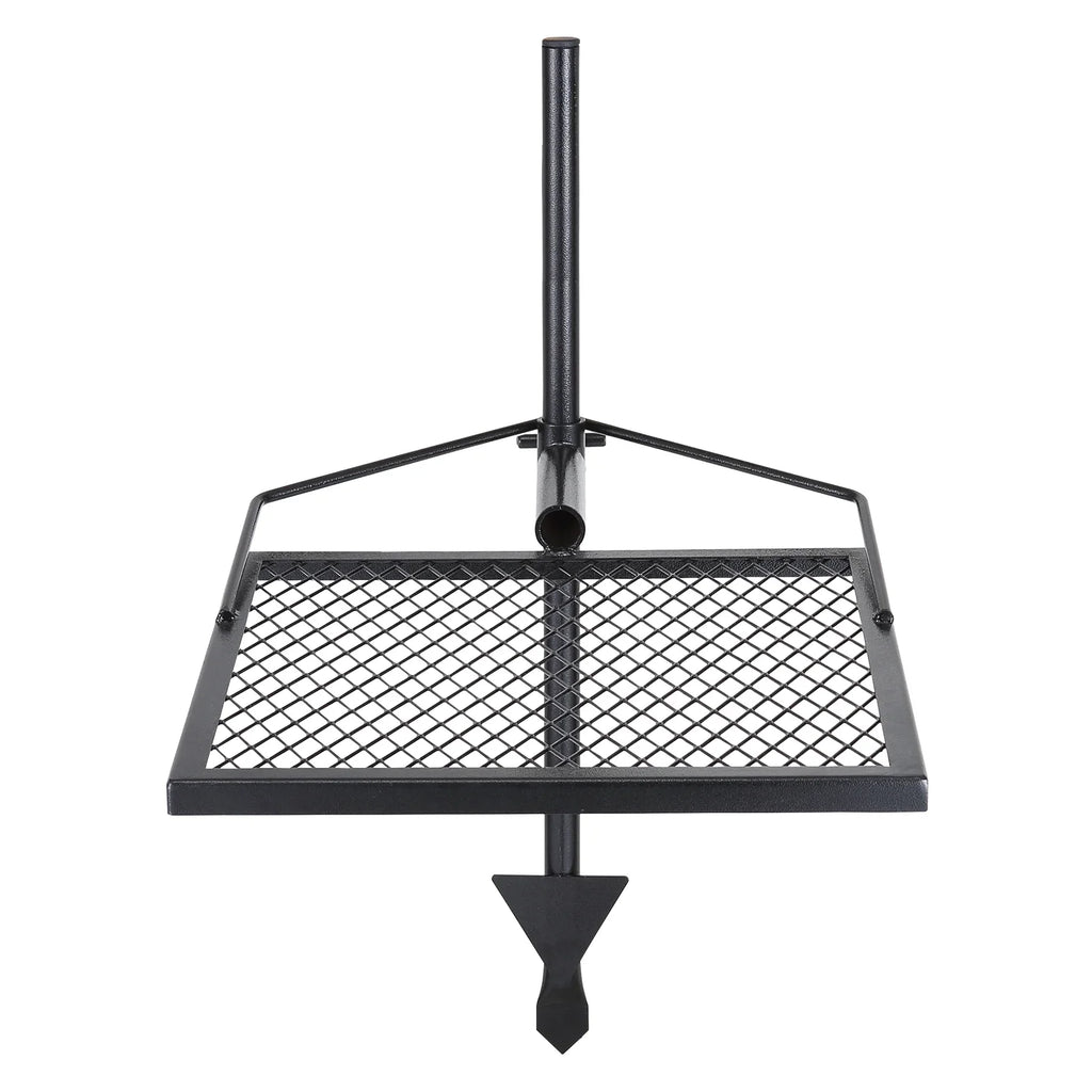Fire Open Grate Steel BENTISM Adjustable 16" x Swivel Heavy Duty Grill Campfire 16" Cooking