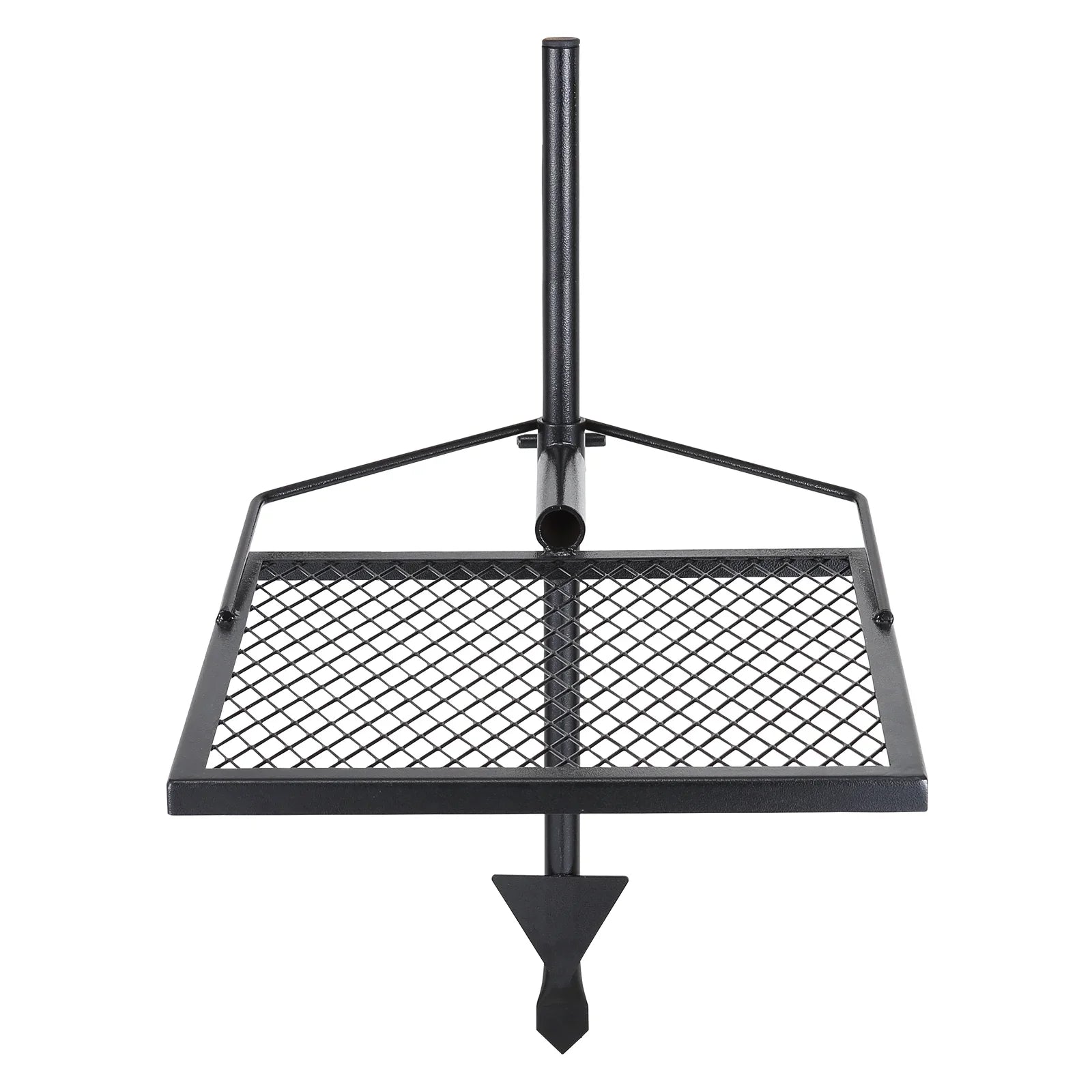 Fire Open Grate Steel BENTISM Adjustable 16" x Swivel Heavy Duty Grill Campfire 16" Cooking