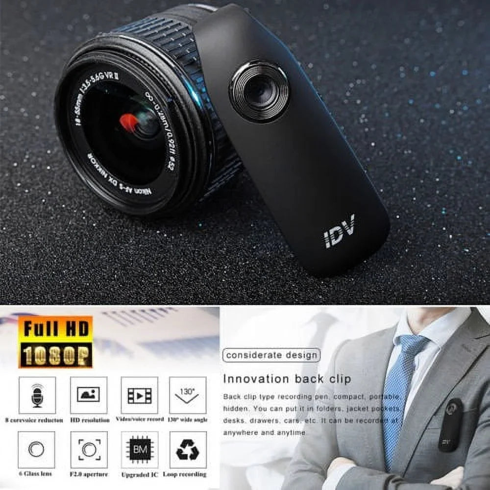 Camera 1080P Motorcycle Motion Mini Body Action 12MP Camcorder Bike Dash Cam