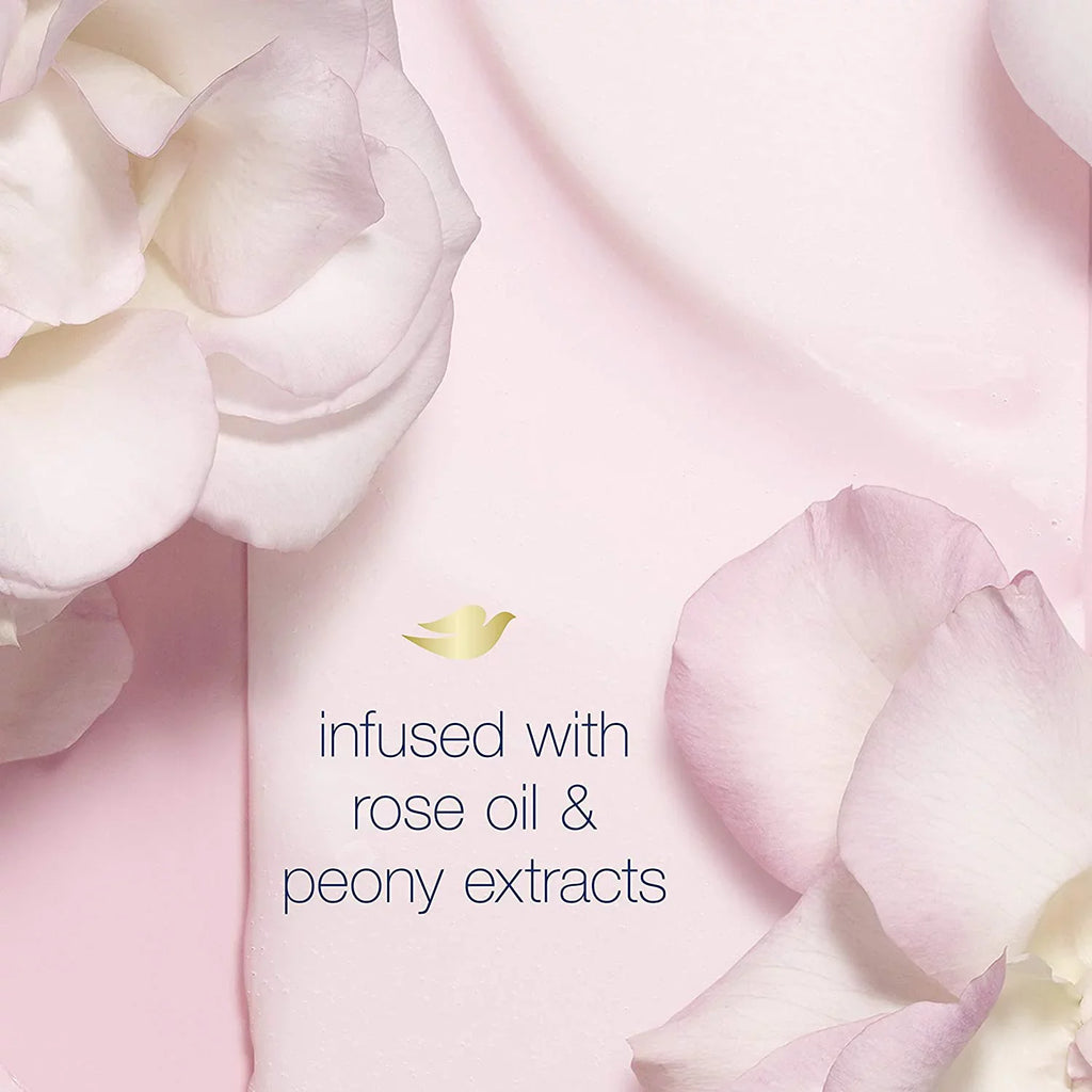 Cream Peony, Pack and 2 Dove Sweet Body 22 Wash, Pampering oz, Purely