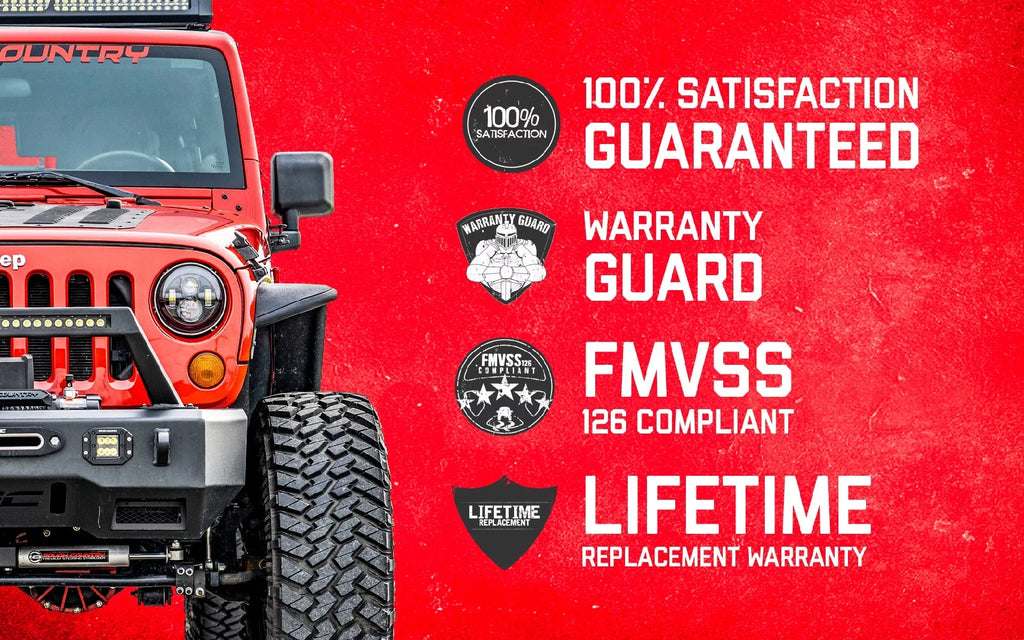 Country Bumper 2007-2018 Wrangler Rough Rear w/Tire - Carrier JK 10594A for Jeep