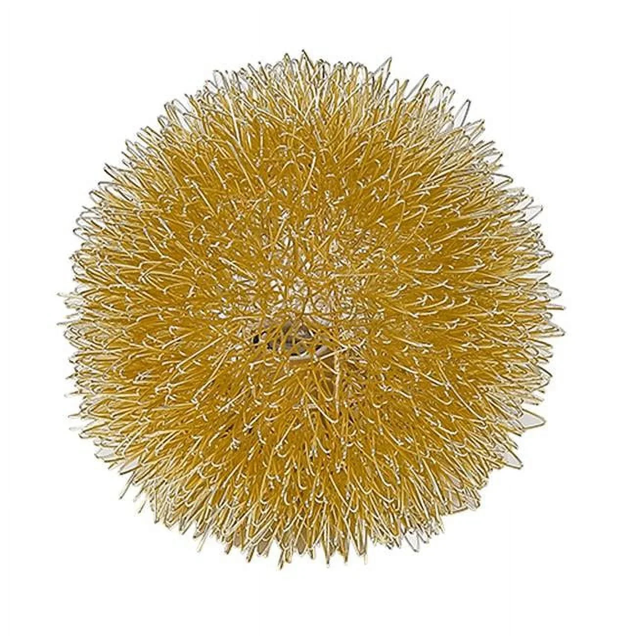 Luminary in. HomeRoots Gold Rose 9 1-Light Lamp 397952 Accent