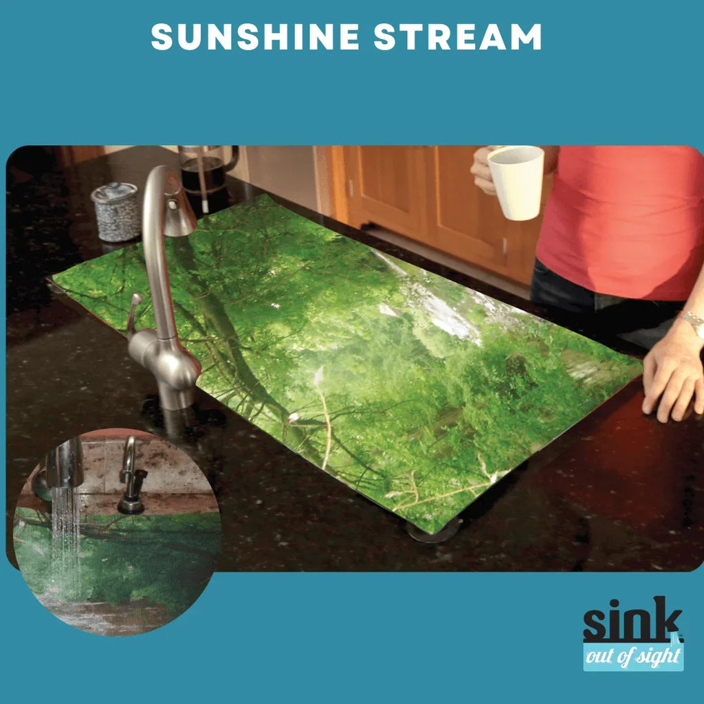 of adjustable, Out Cover, Sink Decor 20" Design: sizes. Debris 2 SK1-SS x Sunshine Pass Sight- Home Through Stream Single Hot/Cold and 30" Sink Kitchen Cover, Liquids