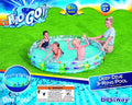 Age Pool 3-Ring for H2ogo! Dive 2+ Children Deep Clear Outdoor