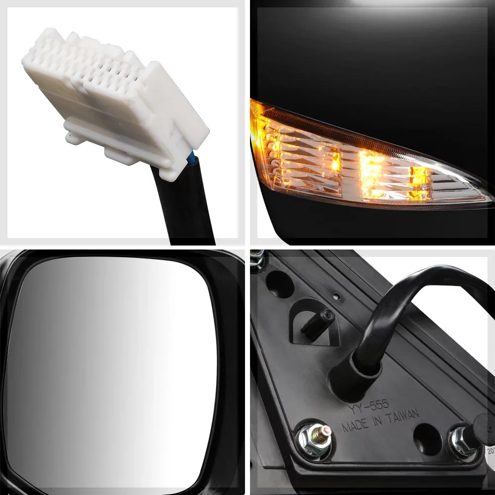 View Armada Nissan 18 2017-2018 Espejos Signal Turn Rear Door Operated Side 17 Passenger Sv For Mirror Door Right with Heated+Power