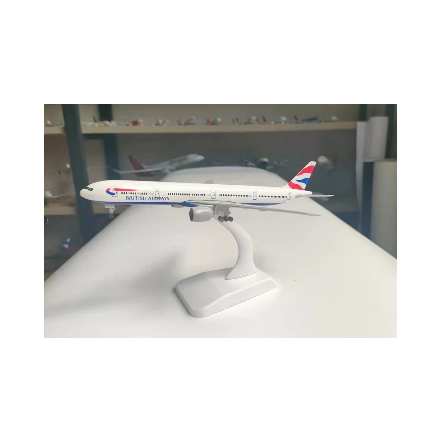 Diecast with Alloy parts Toy A380 British Stand plastic ABS Replica Airways with Model Airbus