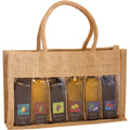OJ6 Brown 10" GC Home Bottle Natural Olive 6 Sample Jute & Sampler Oil Garden Bags