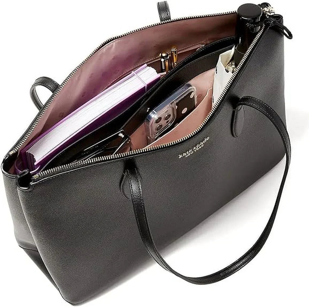 New One Zip York Large Spade Parchment Top All Kate Size Tote Day