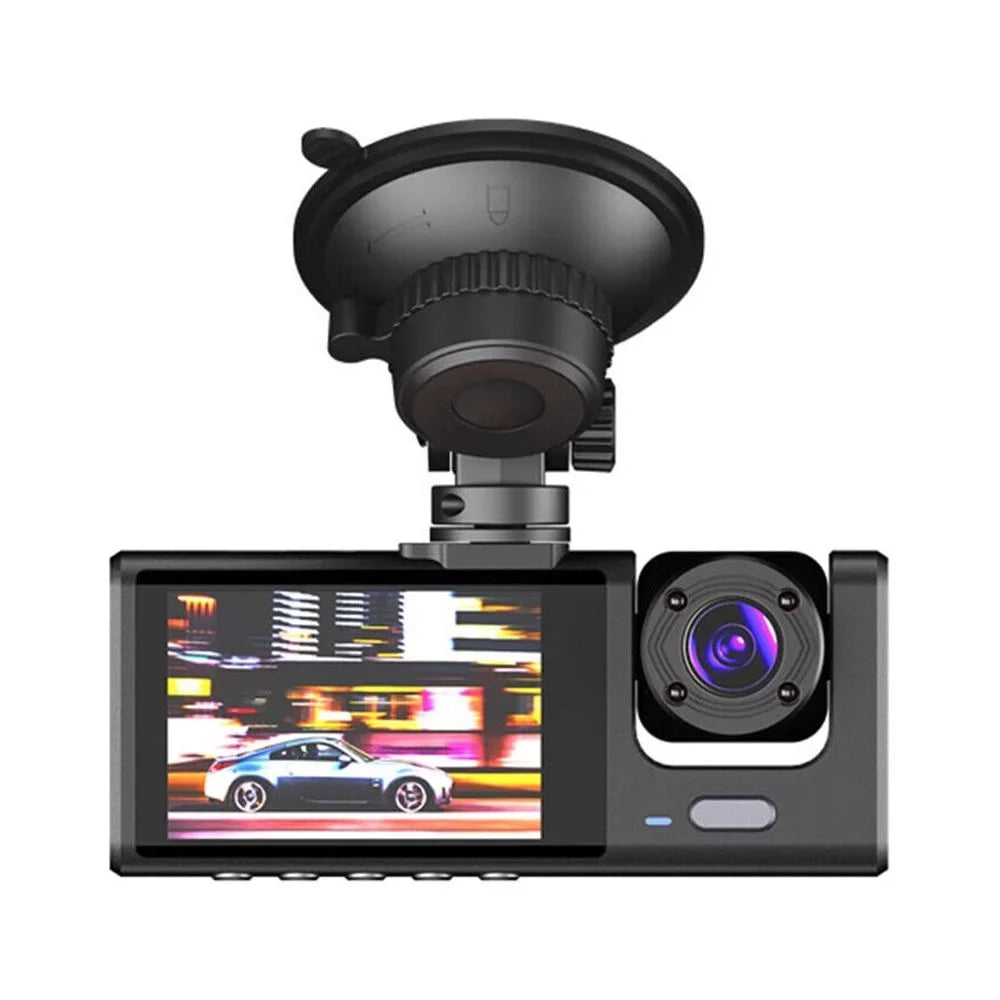 1080P Lens Jinyi Video Dash Cam Front/Rear/Inside G-sensor Car Dual Camera Recorder