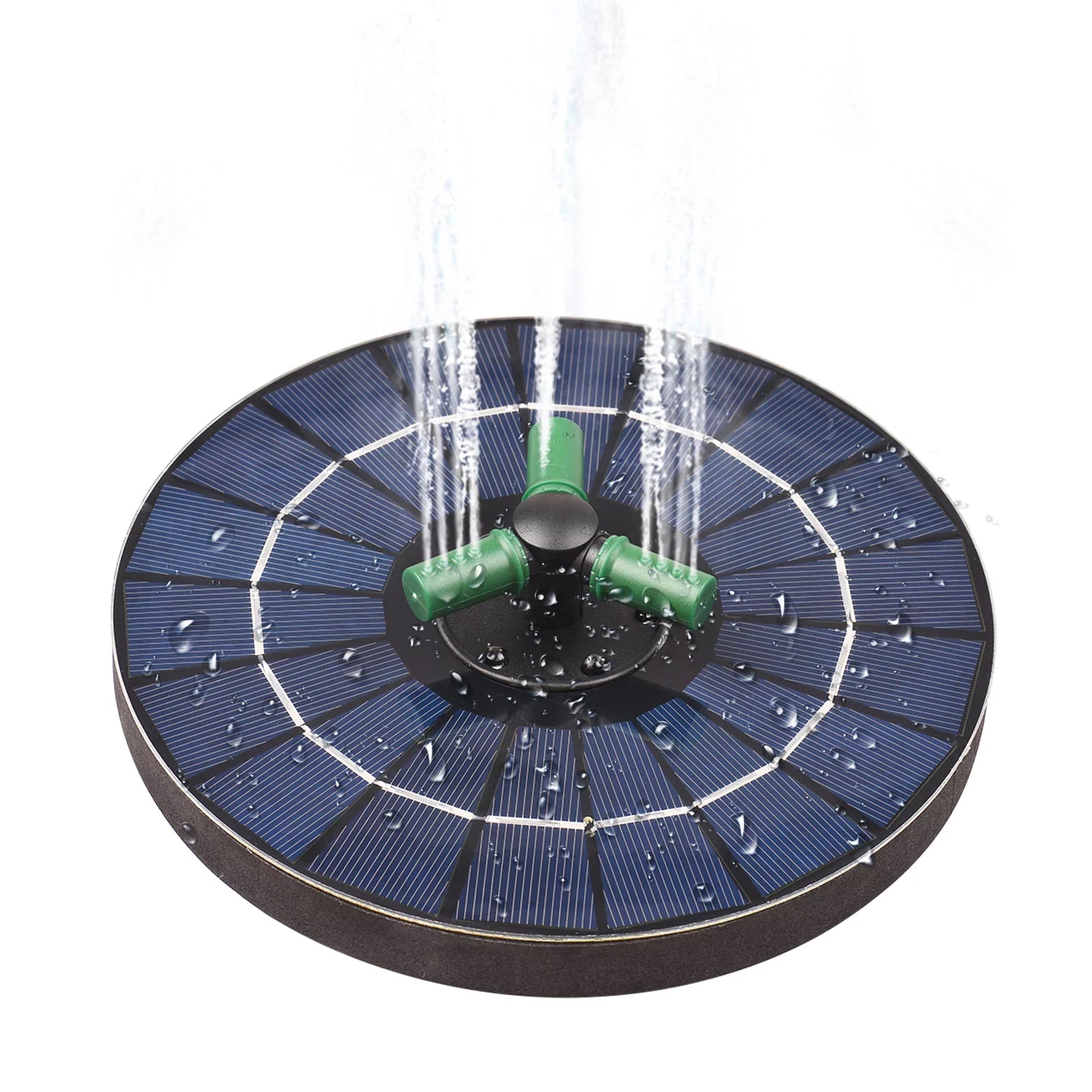 Light Fountain with Small for Solar Yabuy Pump Rotatable Colorful Battery, 4W Pond LED Nozzle Water