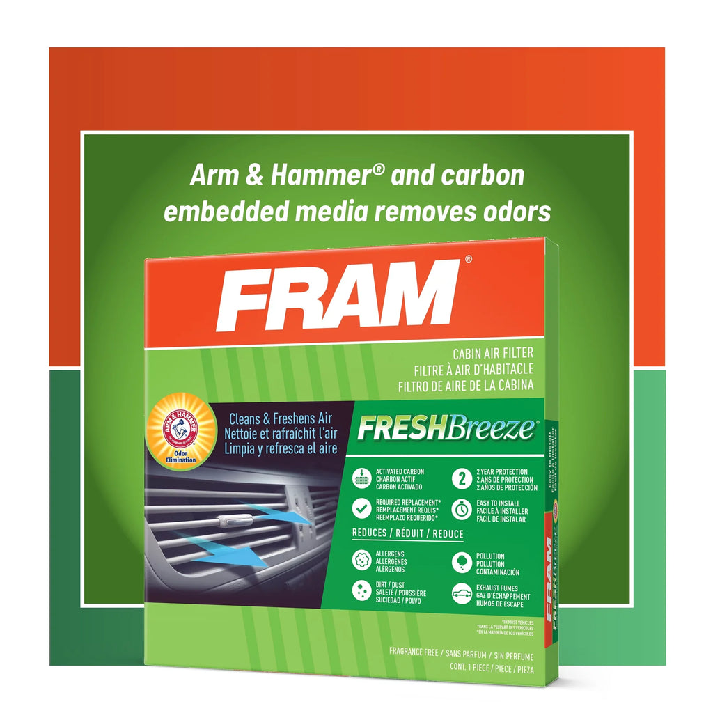 Select JEEP Arm Jeep Dodge GRAND Vehicles for and Fits Breeze & Filter 2011-2018,2020-2022 Cabin Air Baking FRAM Fresh CF11183, CHEROKEE select: Soda, Hammer with