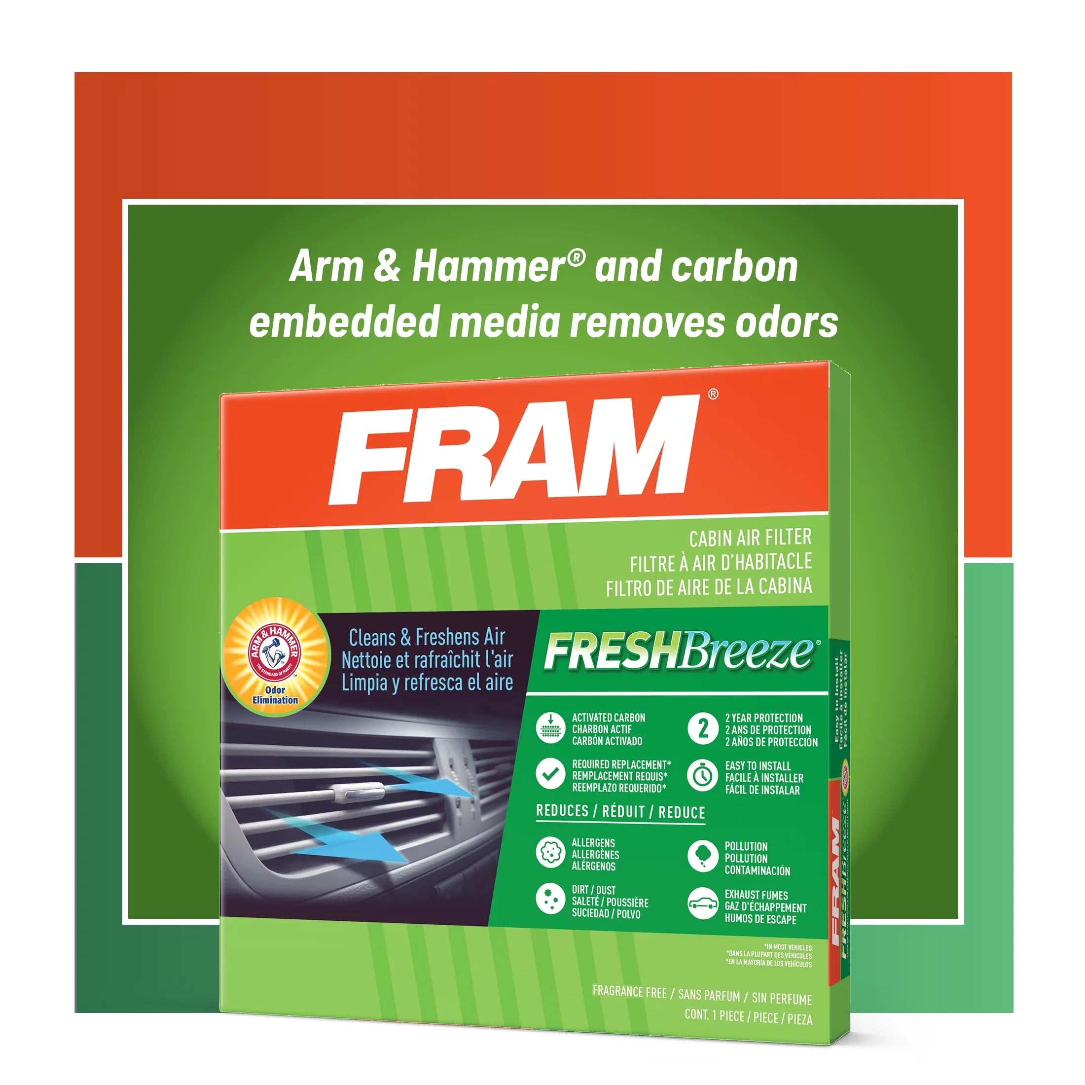 Select JEEP Arm Jeep Dodge GRAND Vehicles for and Fits Breeze & Filter 2011-2018,2020-2022 Cabin Air Baking FRAM Fresh CF11183, CHEROKEE select: Soda, Hammer with