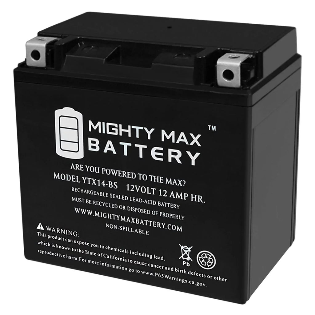 BMW 07, 17-18 R, GS, GT, ADV F800ST, Replacement Battery YTX14-BS for