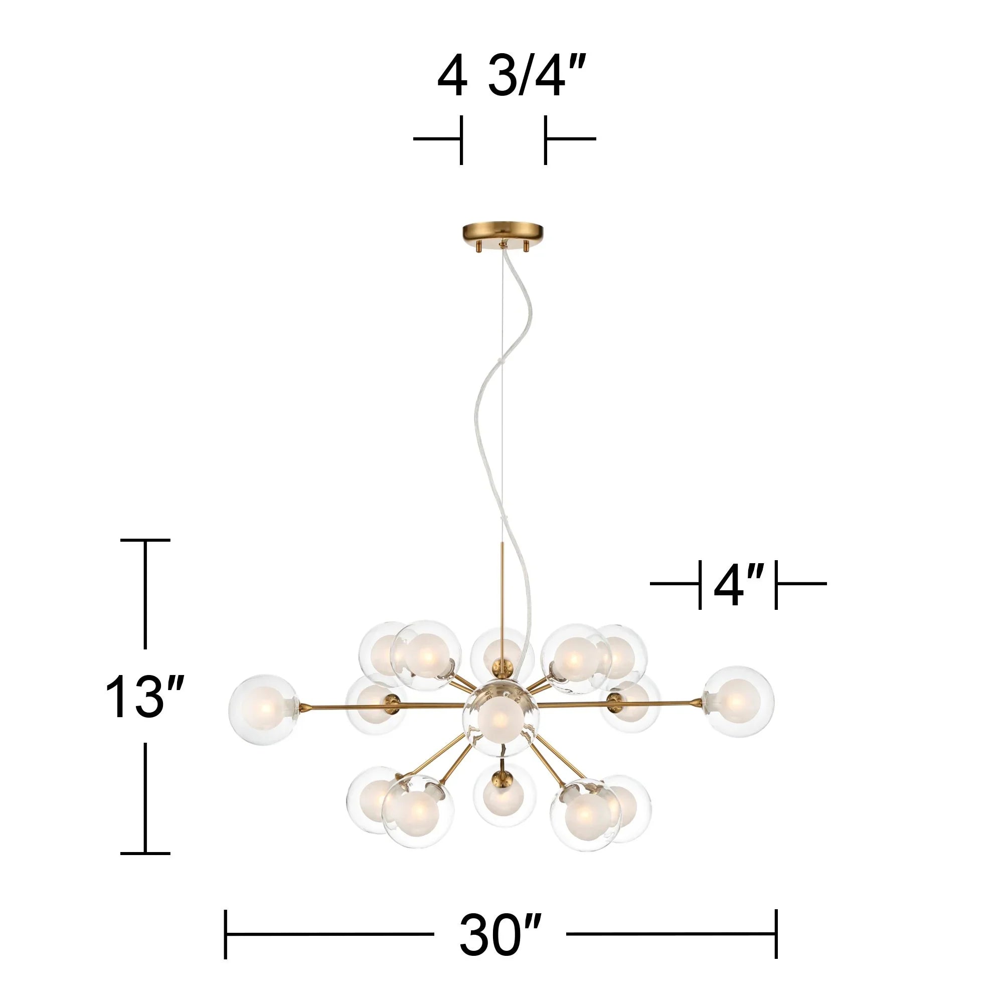 for Room Fixture Euro Antique Dining Shade Spheres Chandelier Kitchen Wide Sputnik Mid Possini Brass 15-Light 30" Island Design Century Modern Glass