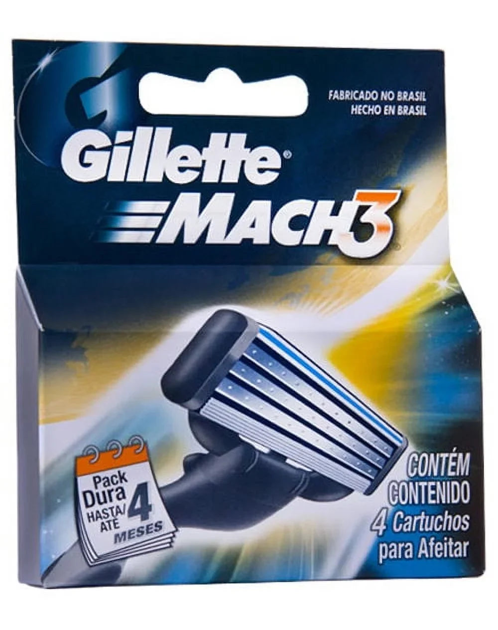 packs Razor MACH3 Gillette 5 Refill 4 Blade of Mens Cartridges 20