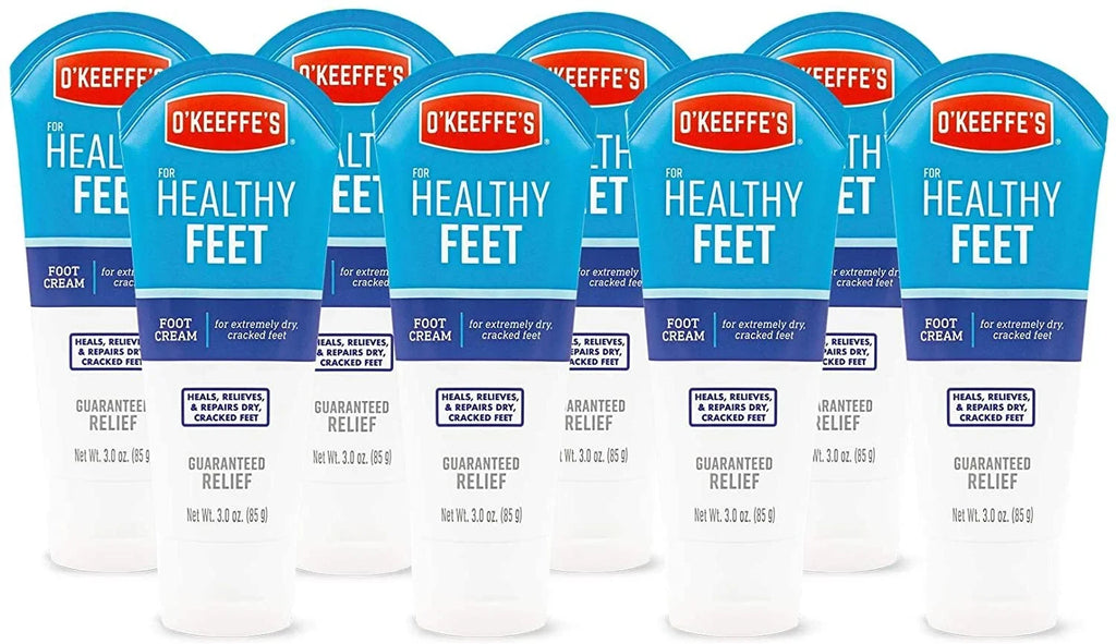 8 of O'Keeffe's Feet 3.0 Foot ounce Healthy Cream, Pack Tube,