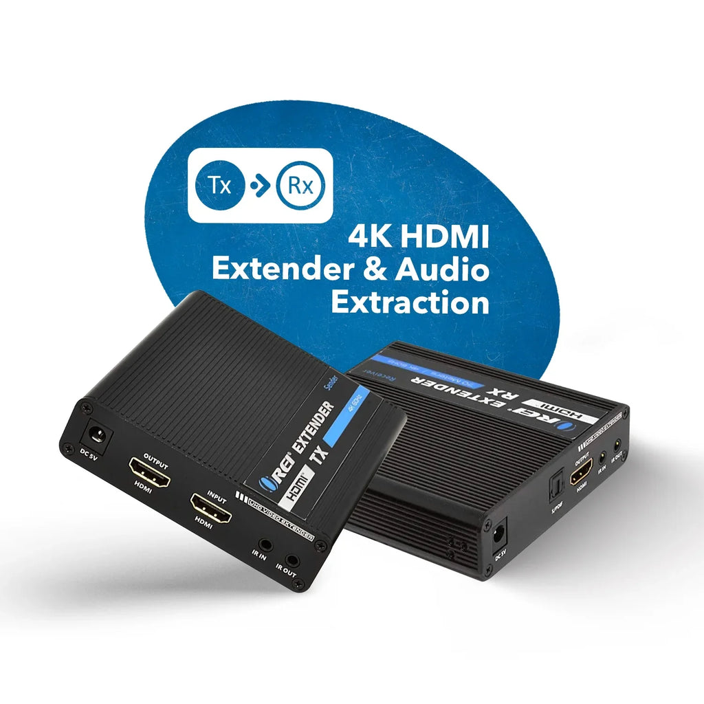 Extender Ft CAT6/7 -IR & -230 OREI Over Extraction (UHD-IPC230-K) Blaster 4K HDMI Audio