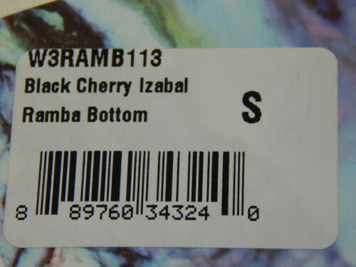 Bikini Black Mid prAna Rise Cherry Izabal Bottoms Hipster Ramba Small (S) Size