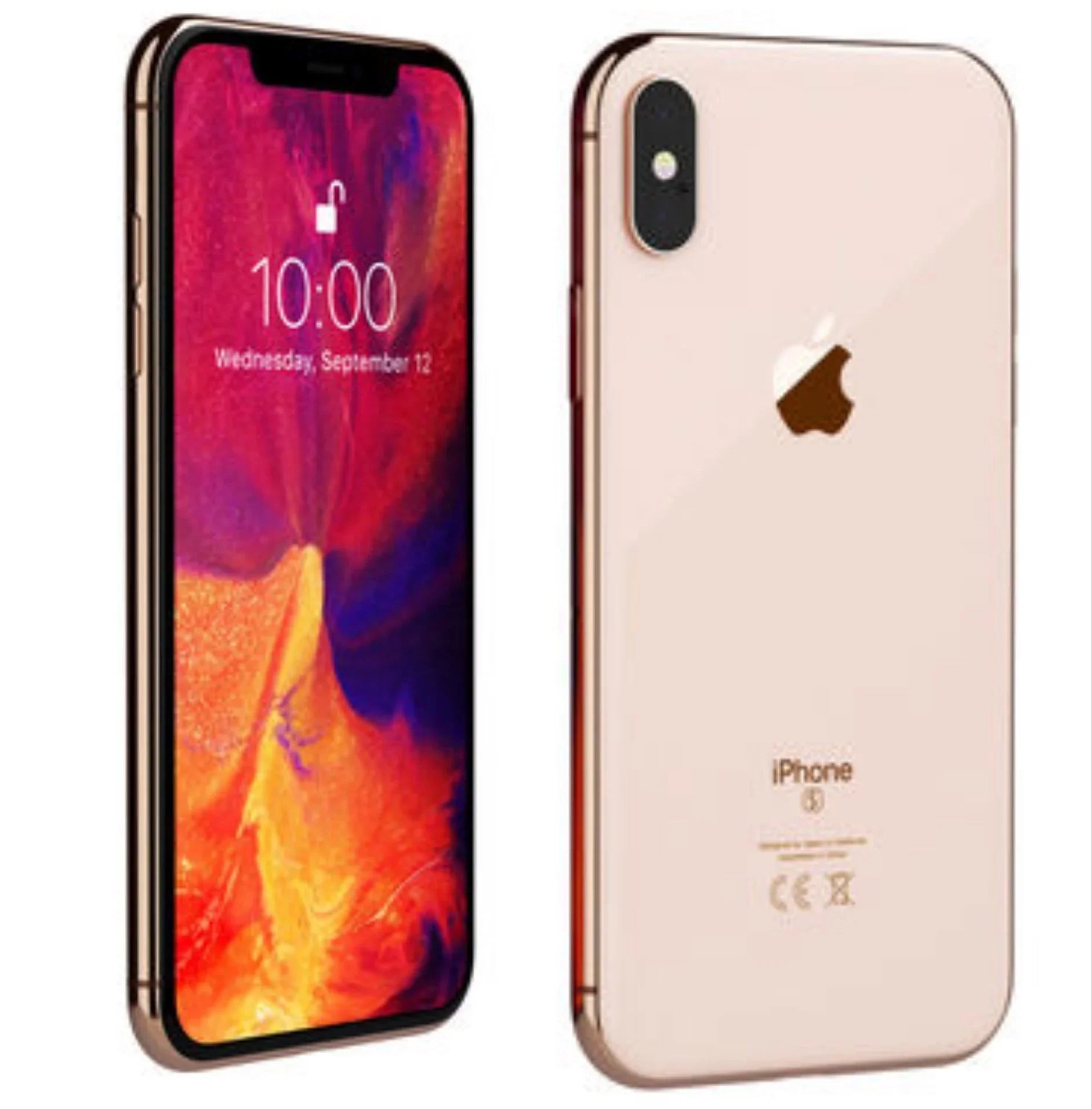 Gold (Refurbished: 64GB XS iPhone (Boost Good) Mobile) Pre-Owned