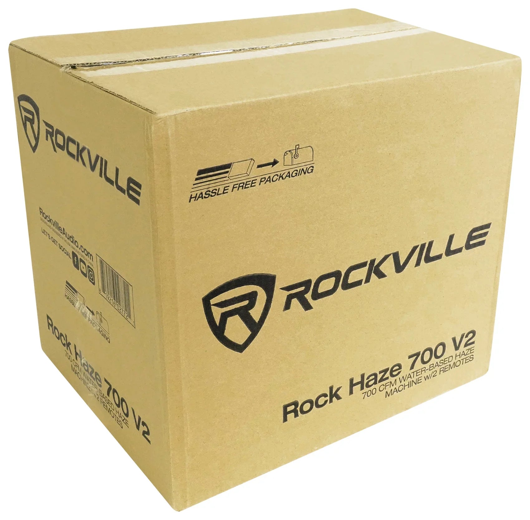 Water ROCKHAZE Haze Hazer Remotes (2) and DMX Machine 700 Based DJ/Club Rockville CFM