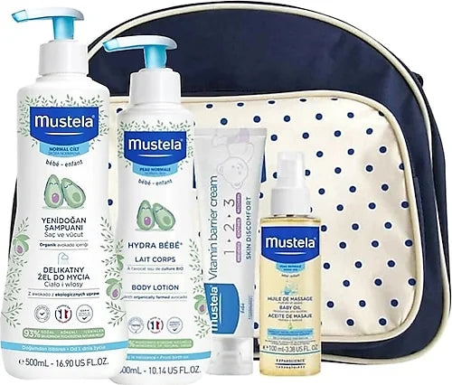 Nappy Newborn Cream Body Lotion, Mustela Massage Care Baby Anti Shampoo, Baby Moisturizer Oil, Hello Baby Set Baby Rash