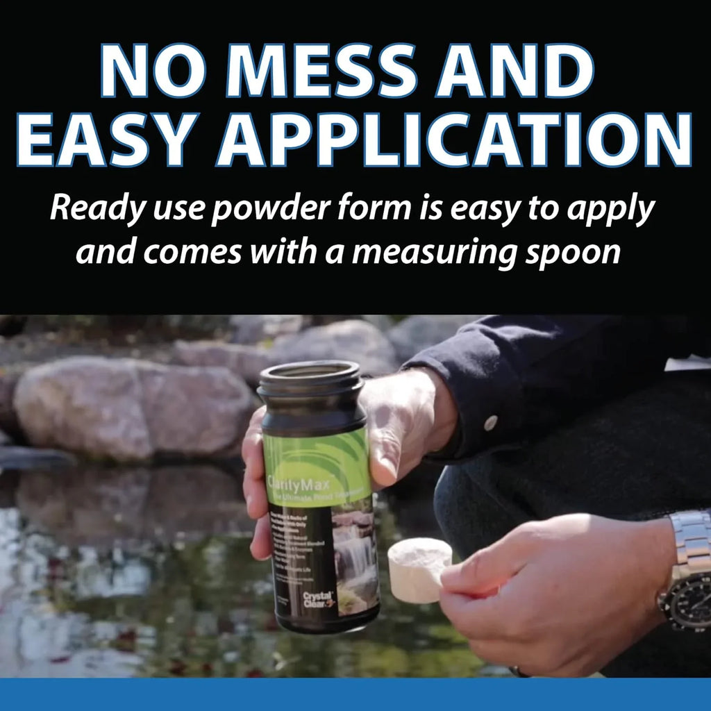 to gallons 6 Pond, Waterfall CrystalClear Treatment - up Stream treats & ClarityMax 48,000 pounds -