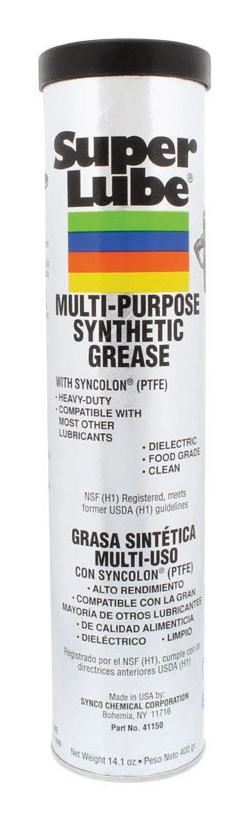 1 Synthetic Syncolon Super Pc, Oz Grease Lube 14.1