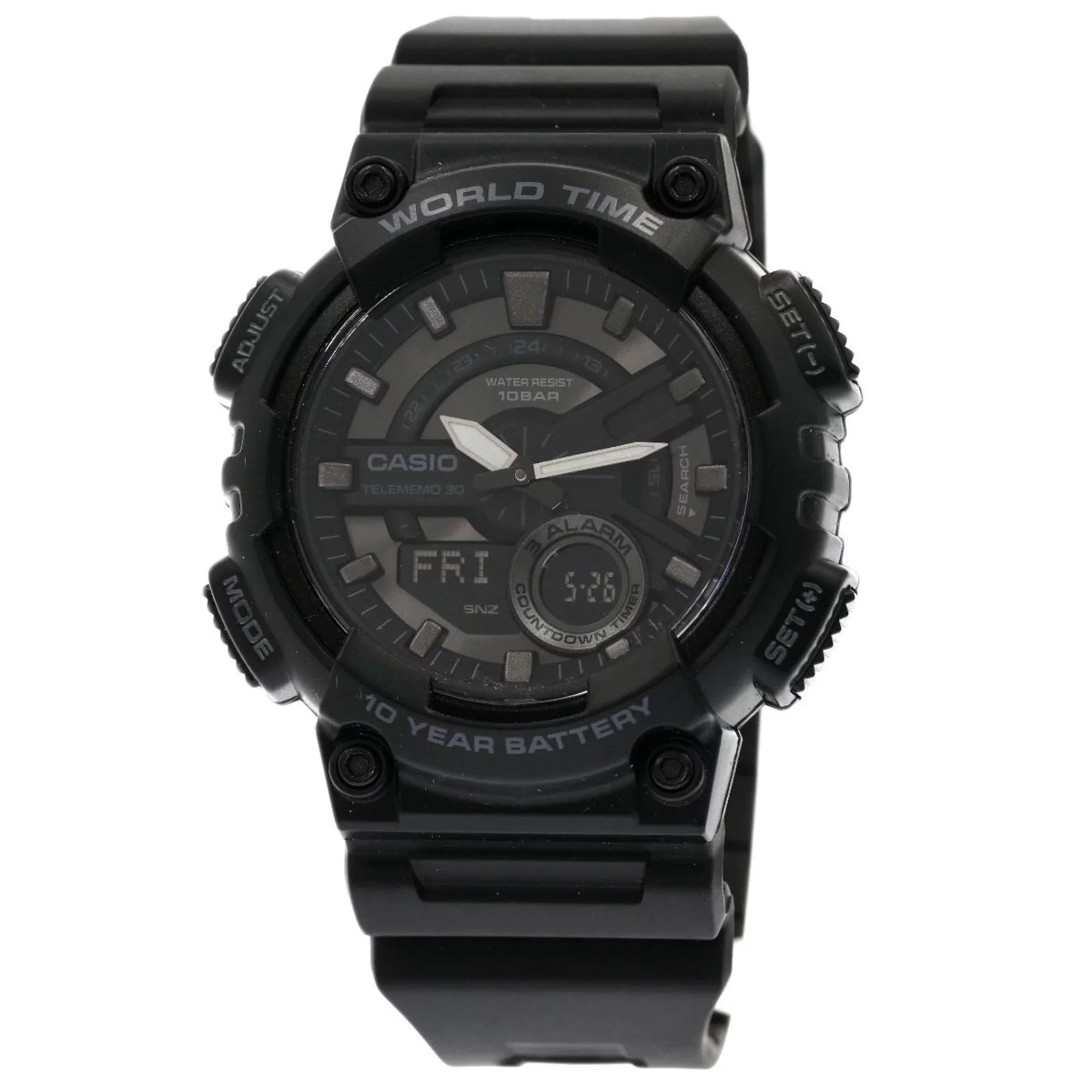 Watch (Good) Men's Steel/Rubber AEQ-110 Stainless CASIO Casio Pre-Owned