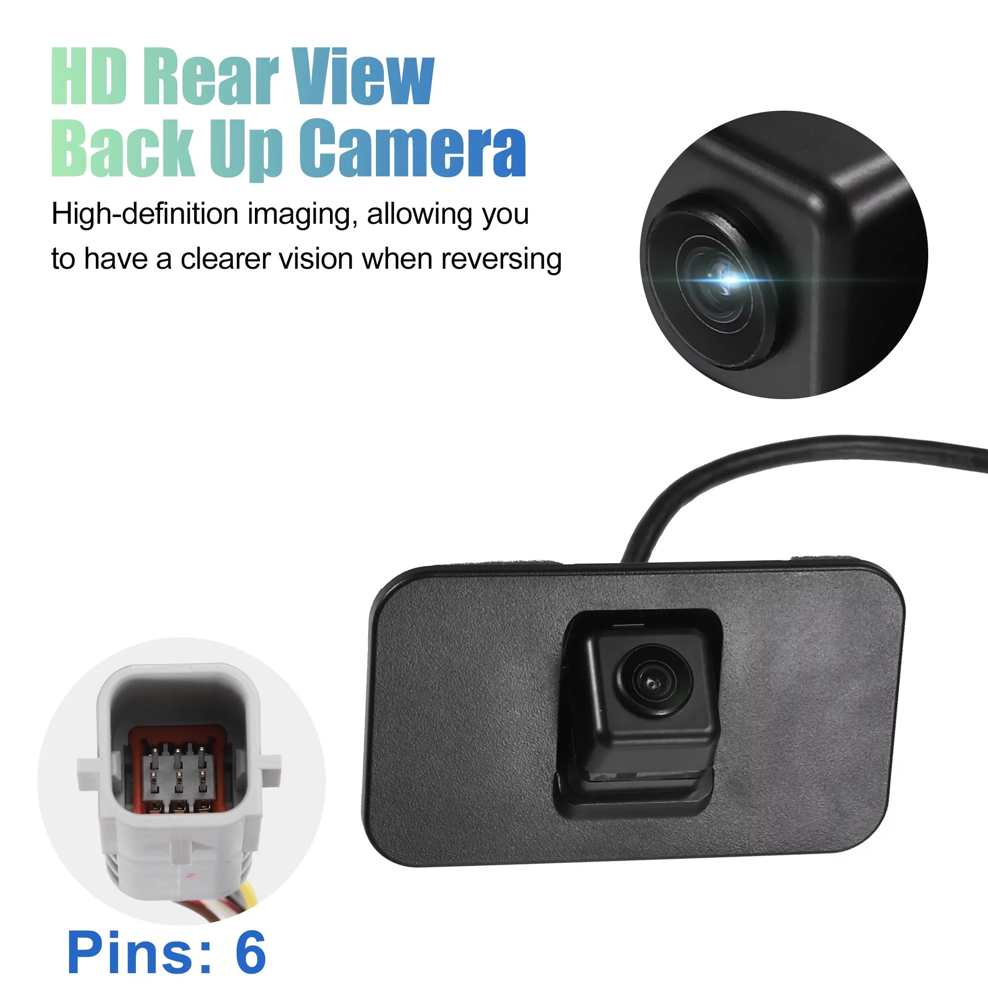 Suburban Chevrolet Rear Camera Reverse 3500 Up 2016-2019 Park Camera for Rear Back View Assist 1pcs