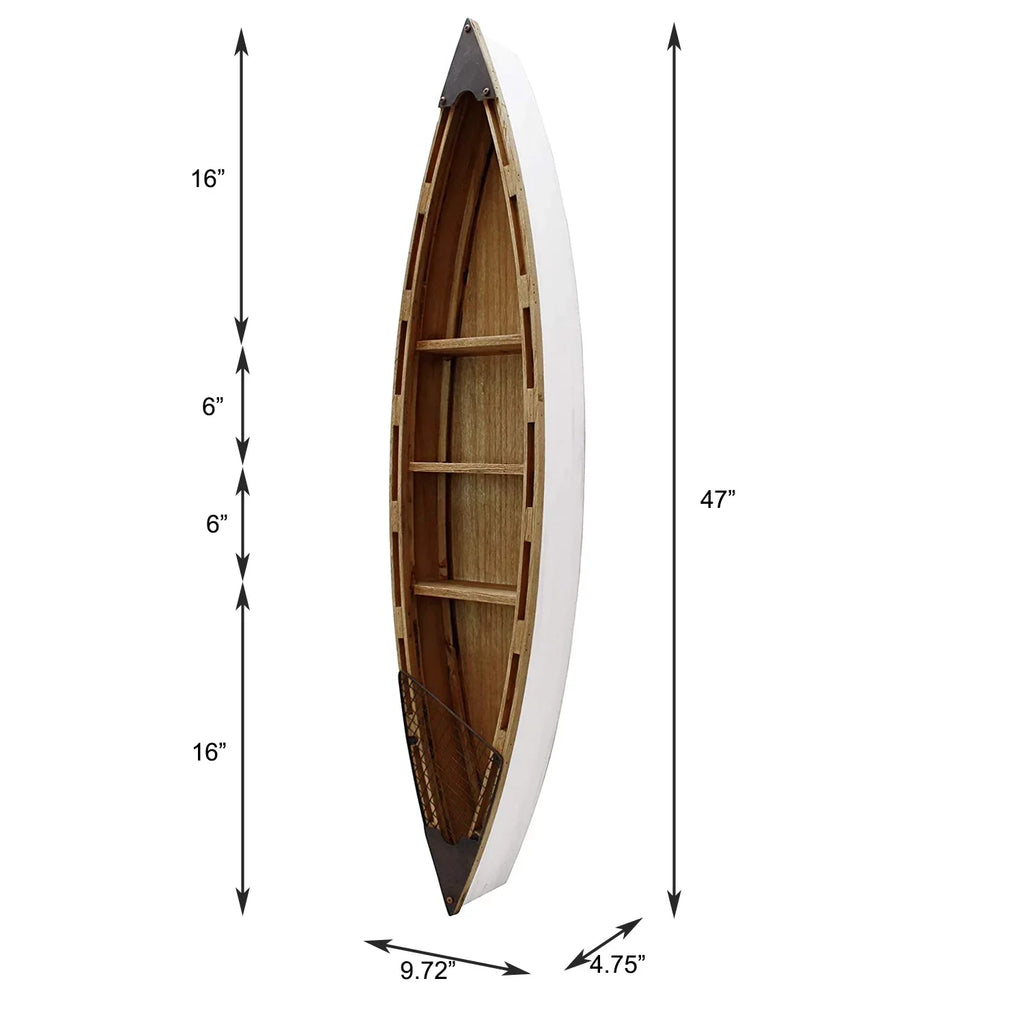 Wall Shelf Shelf Boat Decor Boat Row Wood Home Nautical Decor Hanging