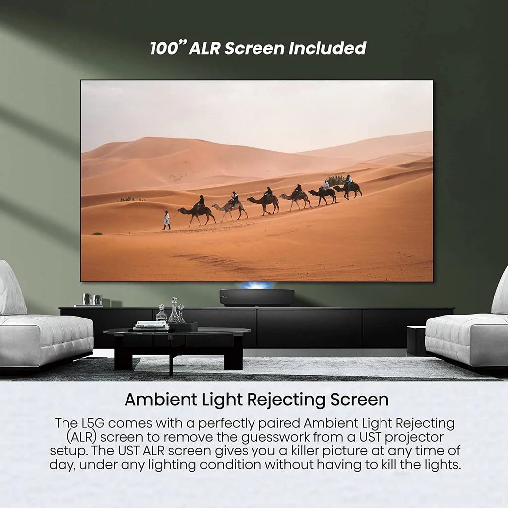 with Additional Short Hisense 100L5G Android with Epic (2022) TV 2 ALR Throw Screen Protect Ultra Year 100-inch Laser Coverage by TV 4K
