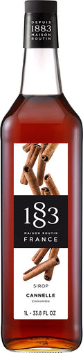 Routin in - Made Liter 1 1883 Syrup - Glass (33.8 - oz) Maison Cinnamon | Bottle France