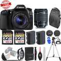 Wrist Lens Grip DSLR Ext -64GB with STM Eos Kit 18-55mm Camera | Battery 80D Canon |