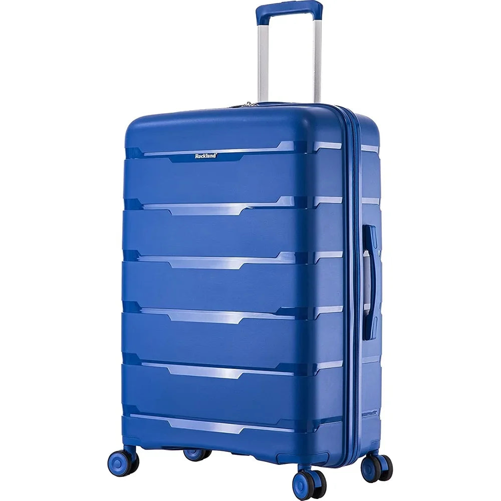 (Open Spinner Blue, 27"- Luggage, 23", Pasadena Rockland Box) Hardside 19", Wheel