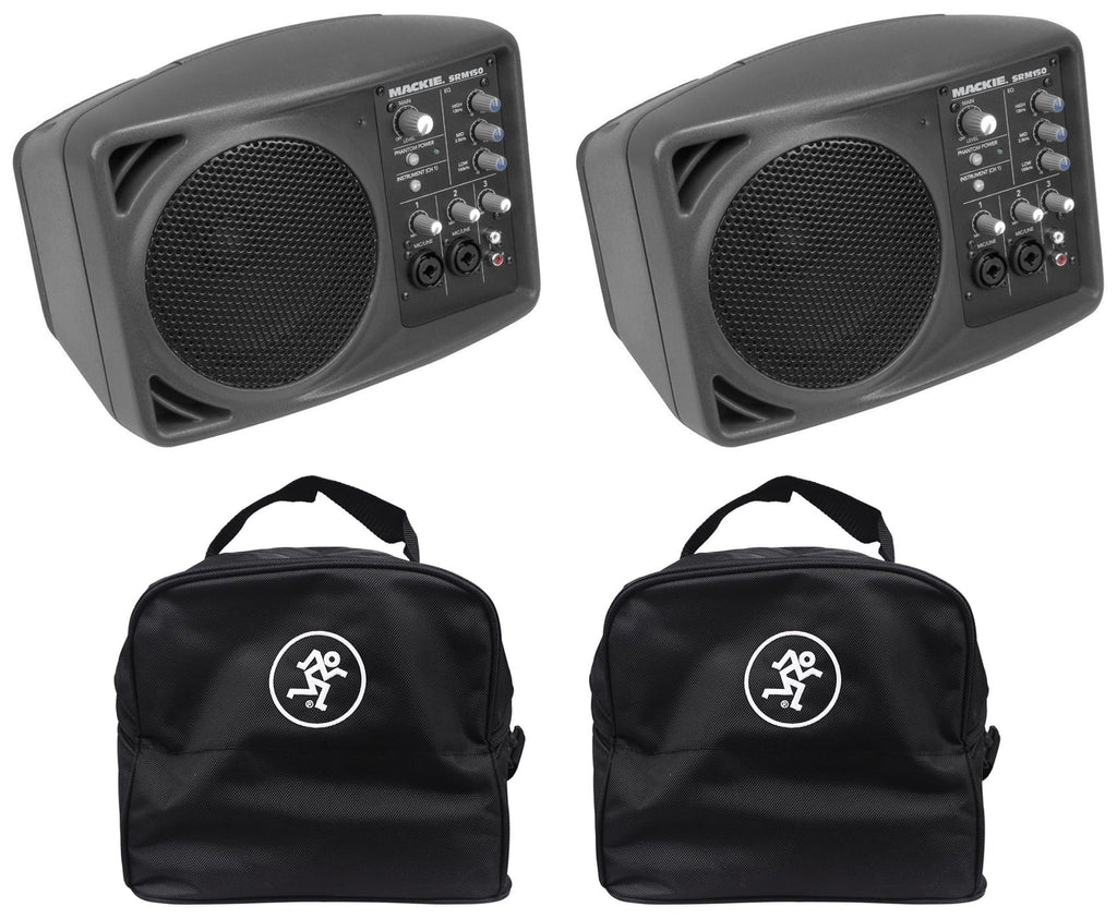 PA Speaker (2) Mackie Monitor Mackie Powered + Active Bags SRM150 (2) Travel
