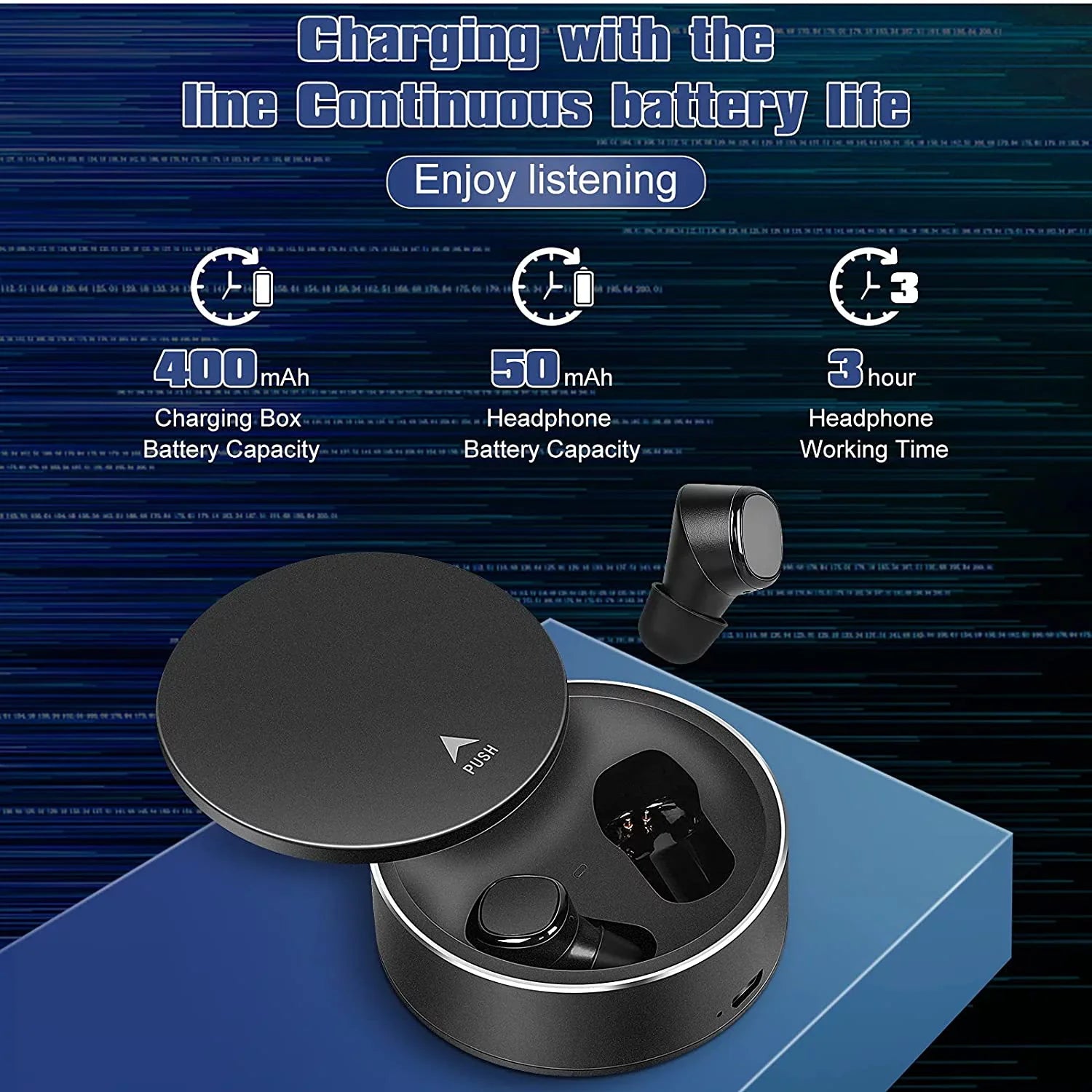 with 5.0 Sports Built-in For Bass - 1 Xperia Touch Deep True X7 in-Ear Earbuds Headphones Earphones Black Sony Mic Mic Earbuds UrbanX Control Waterproof III IPX5 Bluetooth Wireless