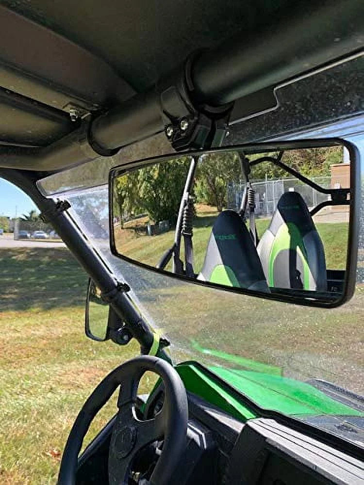 98310 REARVIEW Fits Polaris John MIRROR 1 Kawasaki Deer Universal UTV Kubota Bar Mount Yamaha Roll - 1/2"-2" Honda