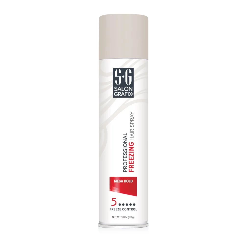 Spray, Pack 10 Professional Hold Mega Hair Each Ounces 3 Grafix Salon Freezing