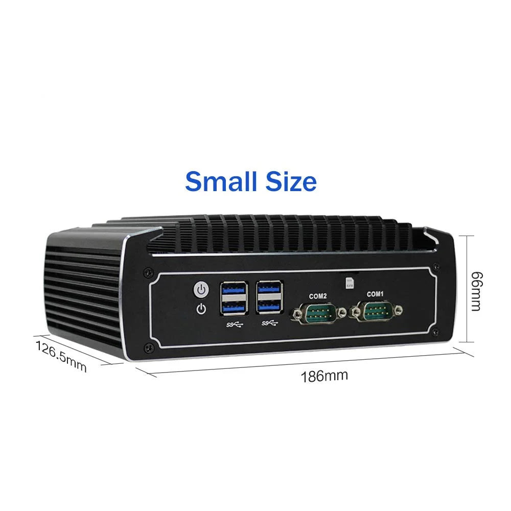 Industrial Ram 4*USB3.0, DP, Powerful Cores Nic, HDD, 8GB Computer, 1TB Windows Pro 10 Mini CPU, PC, 8250U 8th PARTAKER HD, 4 2 128GB Slot, Mini SSD Core Card SIM i5 4K Gen, COM, Dual Fanless