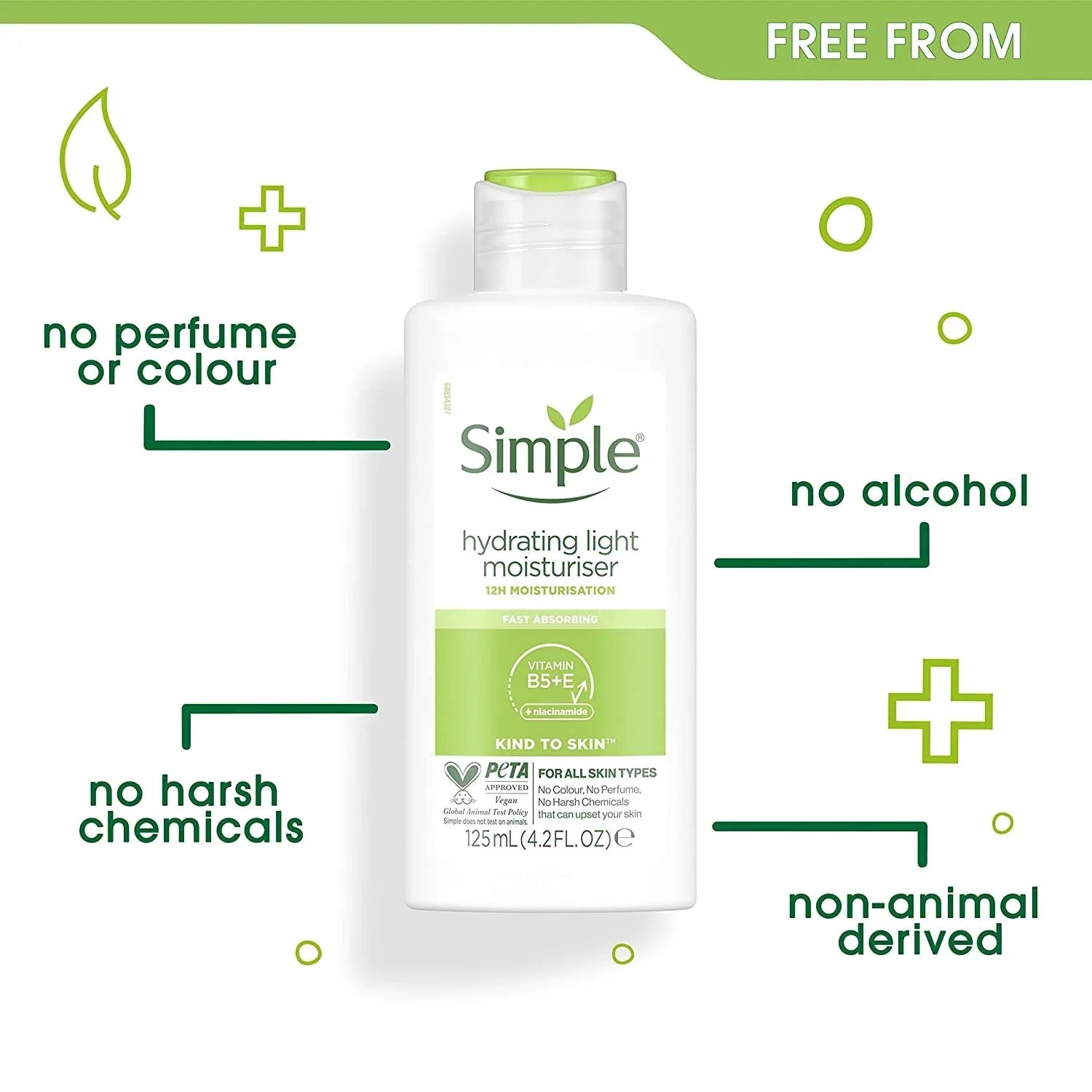 Skin 12 (Pack Hour Skin Of Moisturization, 3) Moisturizer, Hydrating For With Sensitive Facial 4.2 Simple Ounce Moisturizer