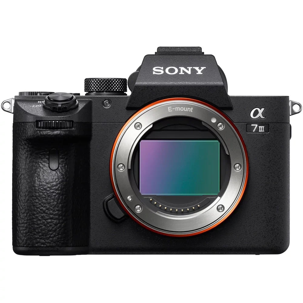 a7III Memory Mirrorless Camera Sony 64GB a7III Interchangeable Lens Frame Bundle & Flash + 24.2MP Body Full Accessory