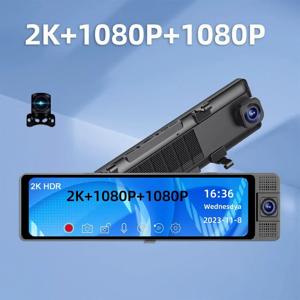 Car Wide Rearview Auto Car Auto Cam Mirror Car Dashcam,Auto Dashcam Dashcam Rearview 3 Car Auto Camera Cam Video Cameras Car - Mirror Car 3 WIFI - Safety Dash Car Dash Wide Wide Clear Spirastell